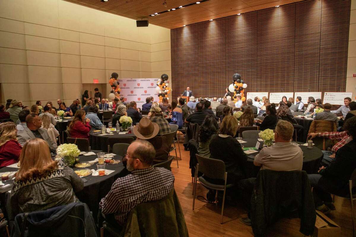 The Midland Entrepreneurial Challenge awarded funds to new businesses in town Tuesday, Feb. 22, 2022 at Wagner Noël Performing Arts Center Rea-Greathouse Recital Hall. Jacy Lewis/Reporter-Telegram