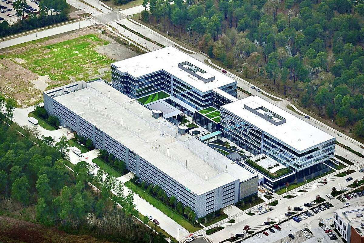 An overhead view of the new HP Enterprise headquarters opening at City Place in Spring this February.