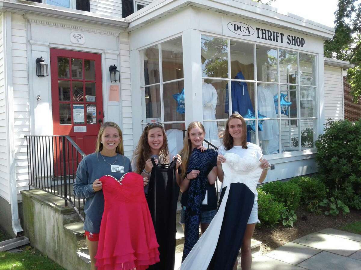 The Darien Community Association Thrift Shop is accepting donations of gently used prom dresses.