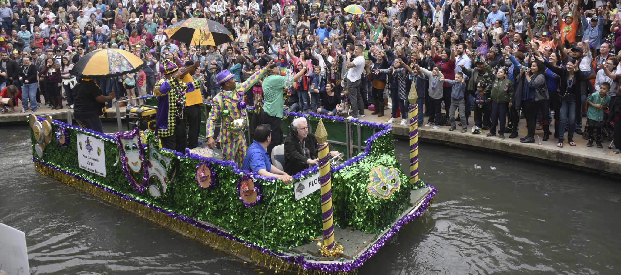 San Antonio’s Mardi Gras Festival & River Parade returns to River Walk