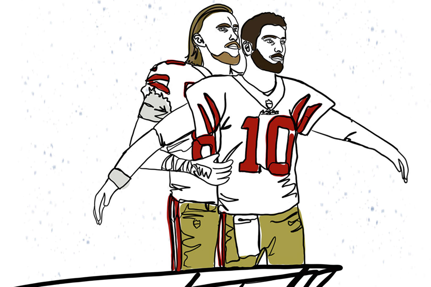 49ers fan is sketching Jimmy Garoppolo until he's traded