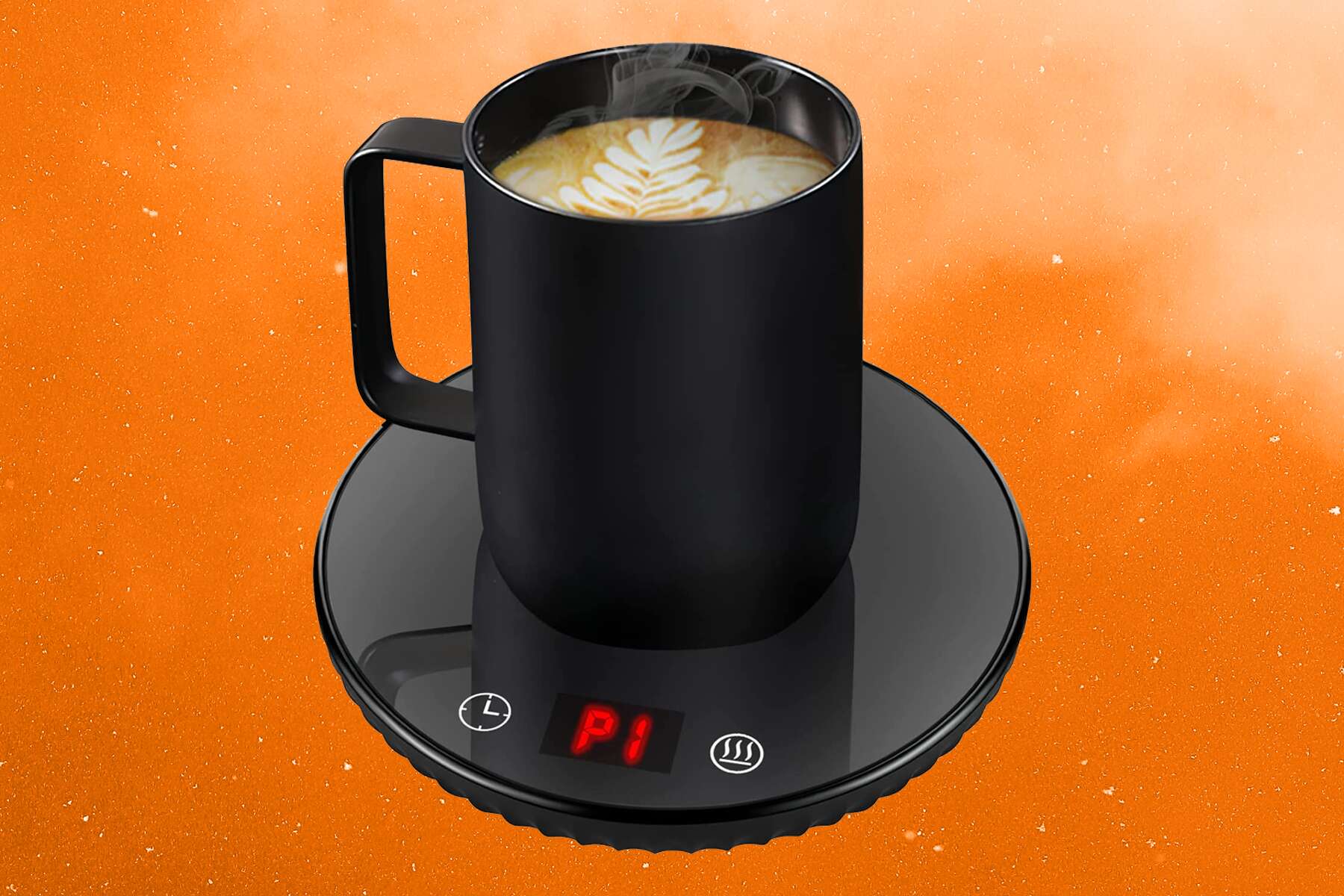 Never take a sip of lukewarm coffee again with this electronic desktop mug  warmer