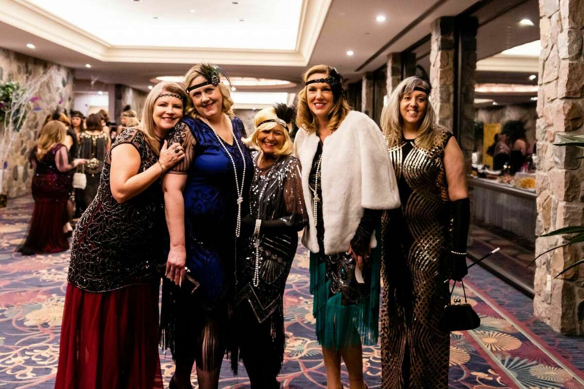 The Family & Children's Services annual Mom Prom is back this Saturday, expecting 540 women at the Great Hall. Pictured is a scene from the 2020 Mom Prom, where women enjoyed the Roaring 20s theme. 