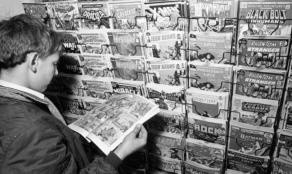 November 17, 1971: A scene at Gary Arlington's San Francisco Comic Book Company, San Francisco's first comic book store.