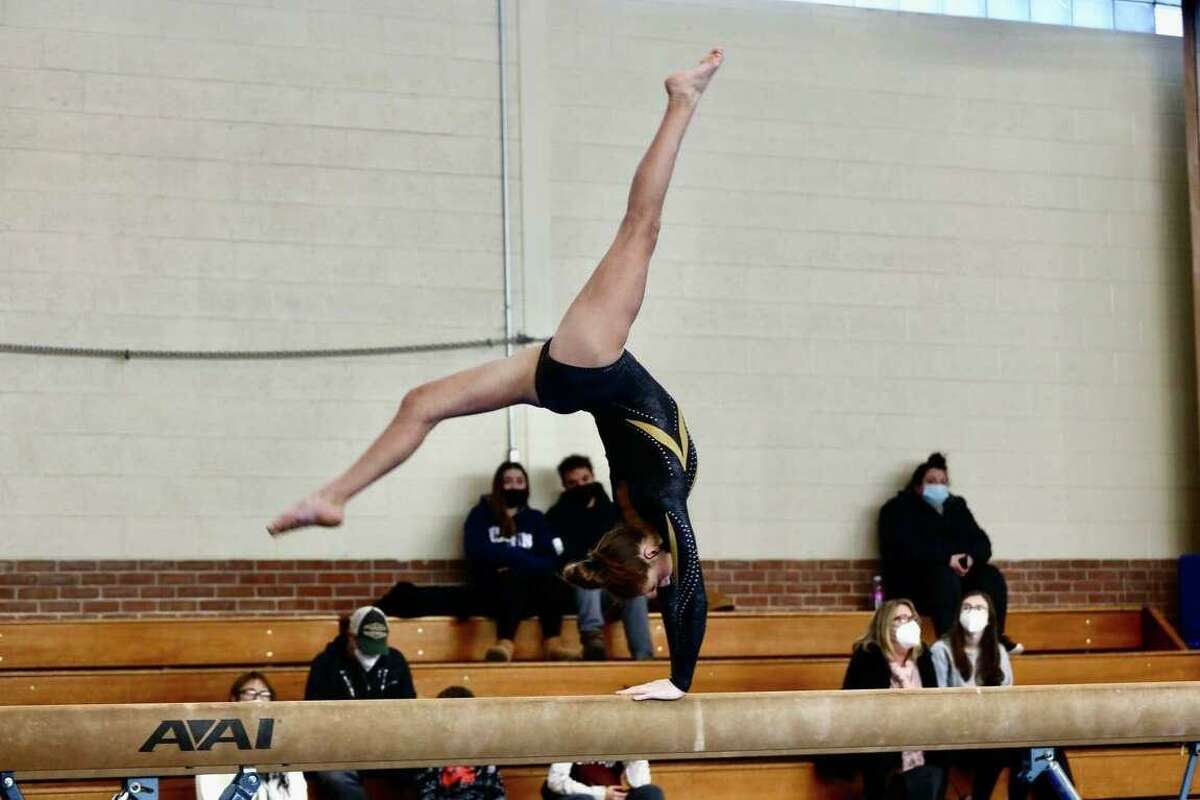 Daniel Hand's Morgan Flickinger is a top contender for all-around honors in Class S.