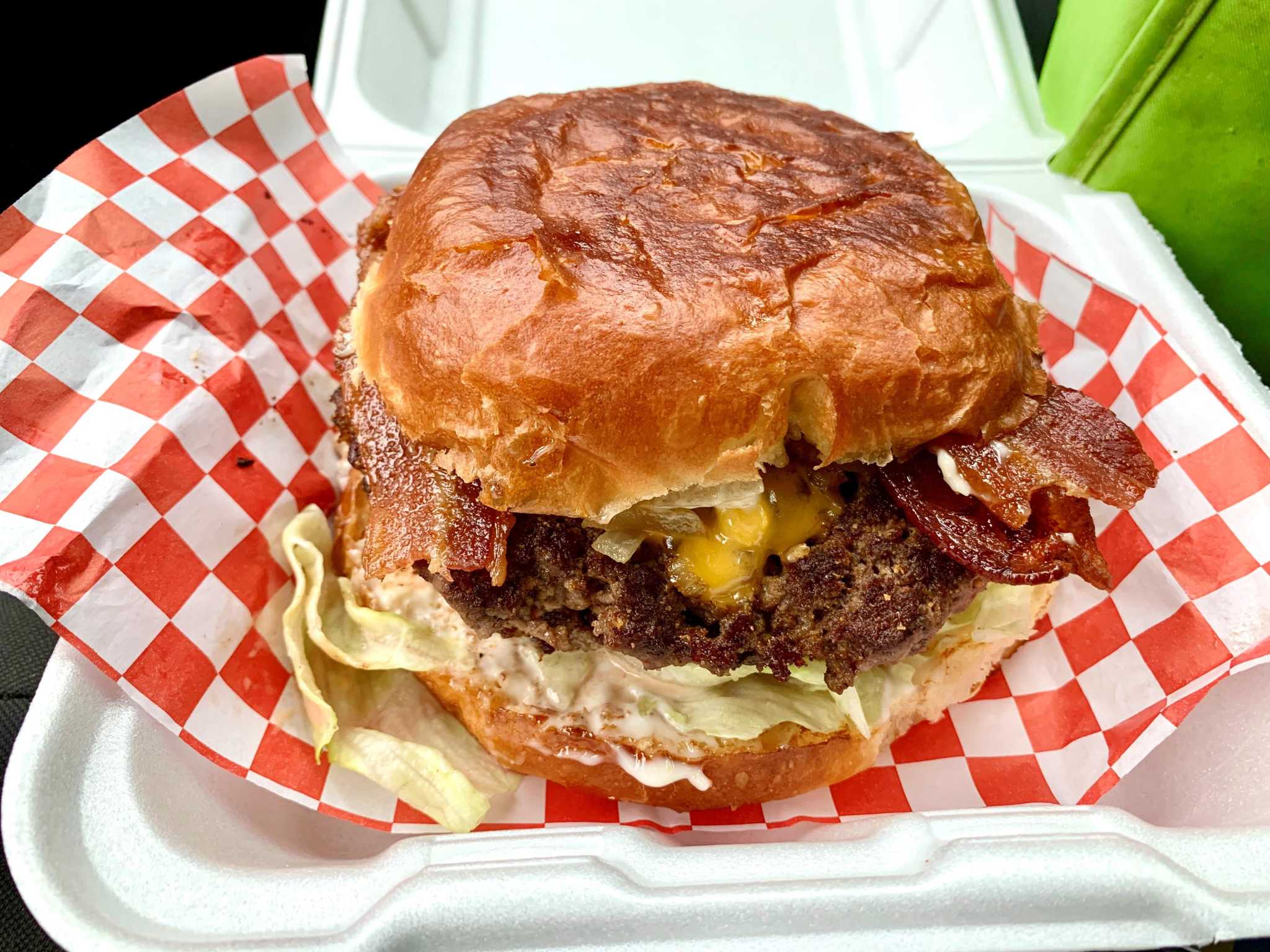Alison Cook's Burger Friday Meet the humongous Crazy Burger at JLB Eatery