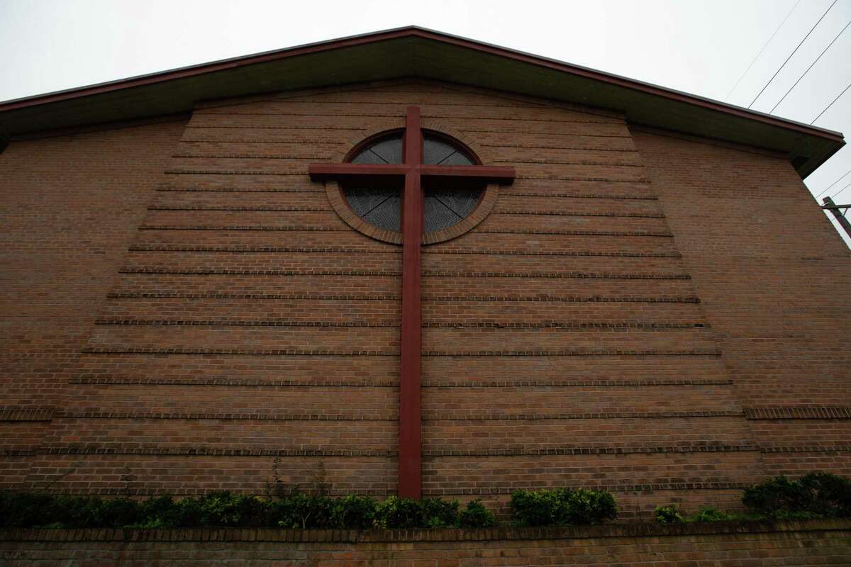 The exterior of Trinity United Methodist Church in Third Ward is photographed Wednesday, Feb. 23, 2022, in Houston.