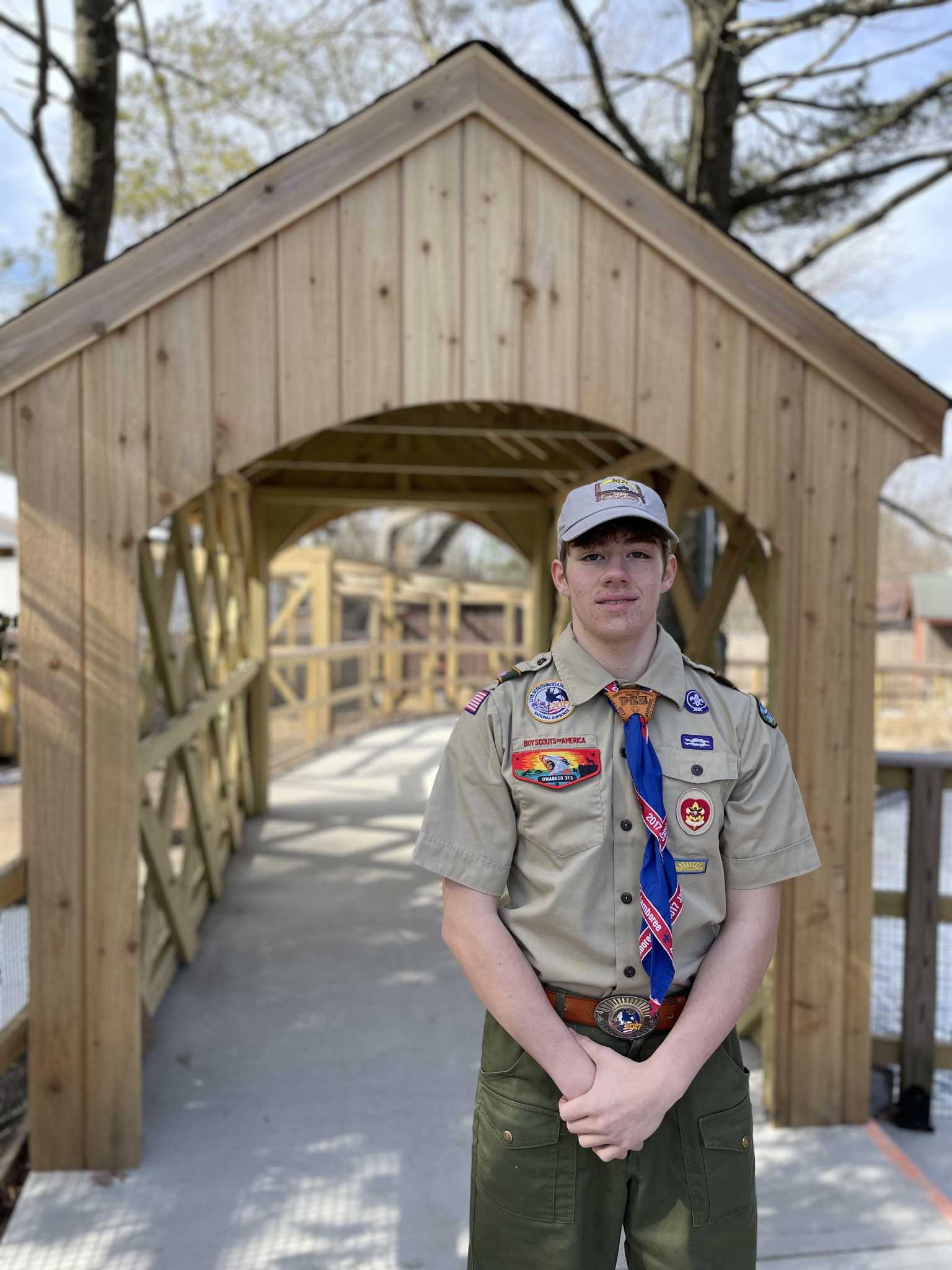 Trumbull Eagle Scout builds bridge at Beardsley Zoo habitat - Vimarsana News