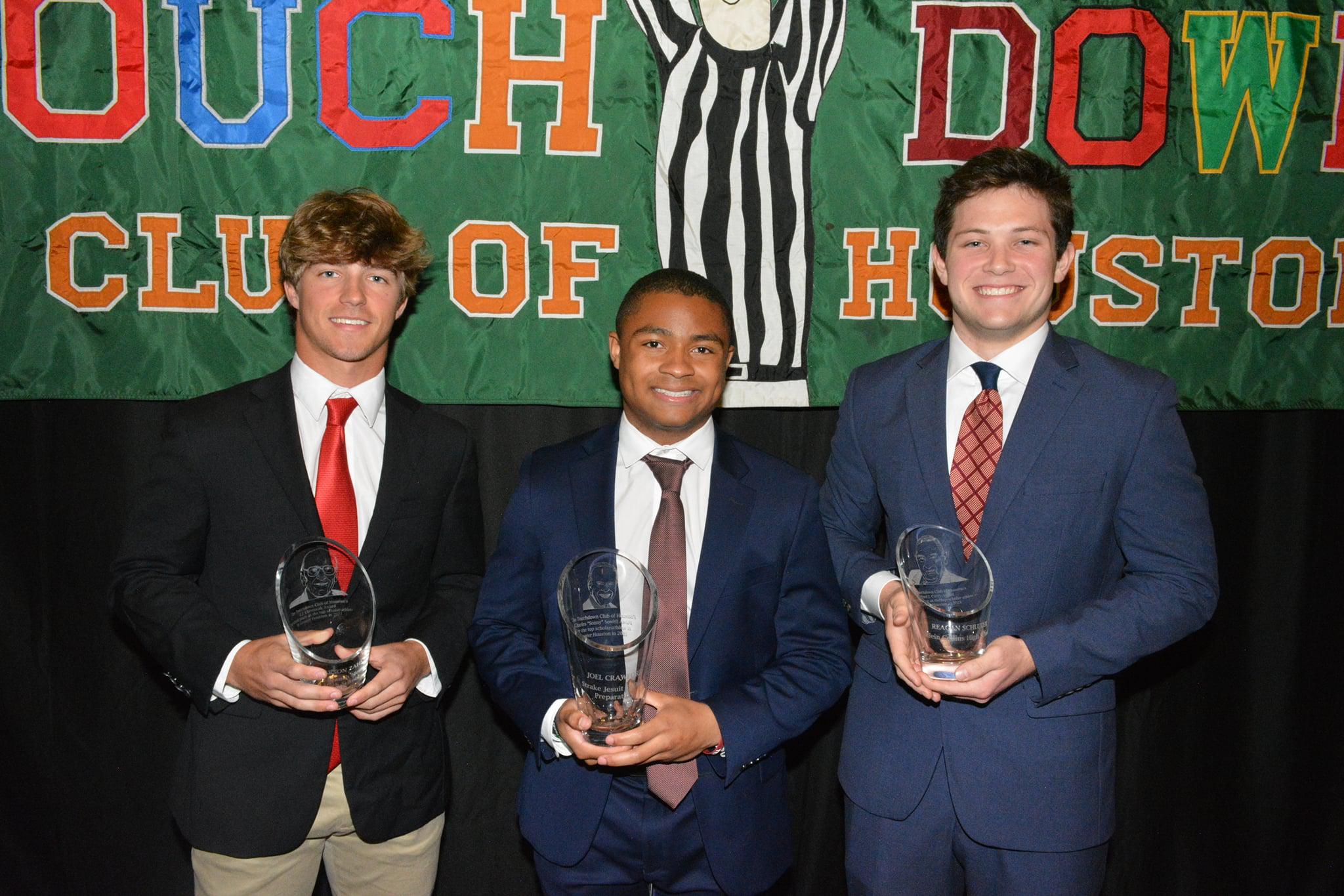 Three Houston area football players named scholarathlete award recipients