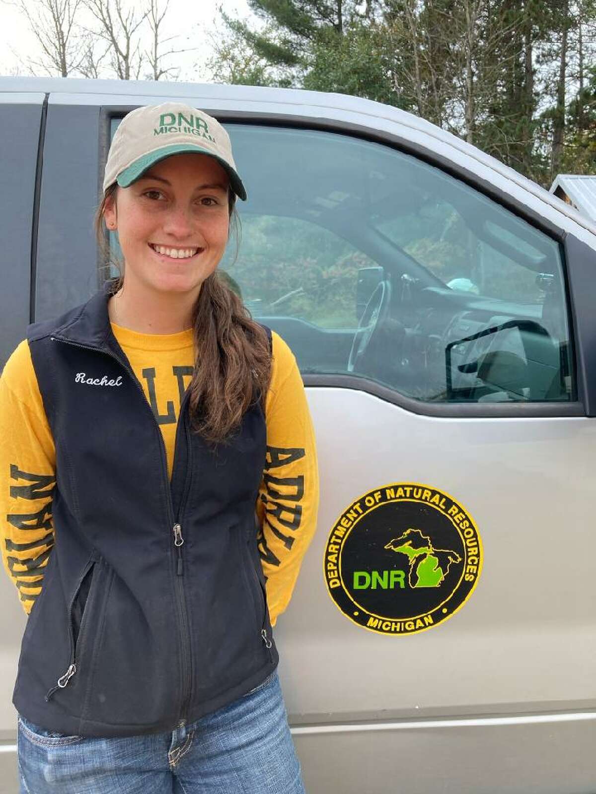 Rachel Kanaziz is the area's DNR wildlife technician.