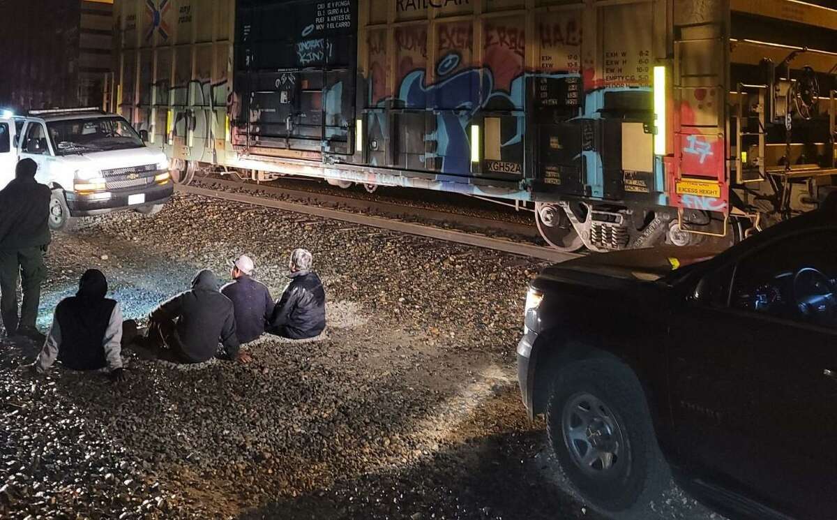 U.S. Border Patrol agents discovered 21 migrants inside a rail car on Feb. 23. All were determined to be from Mexico.