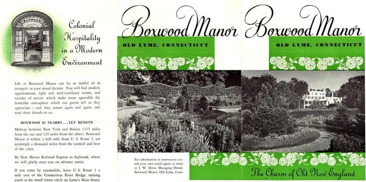 Remembering Boxwood mansion in Old Lyme; private residence, art colony