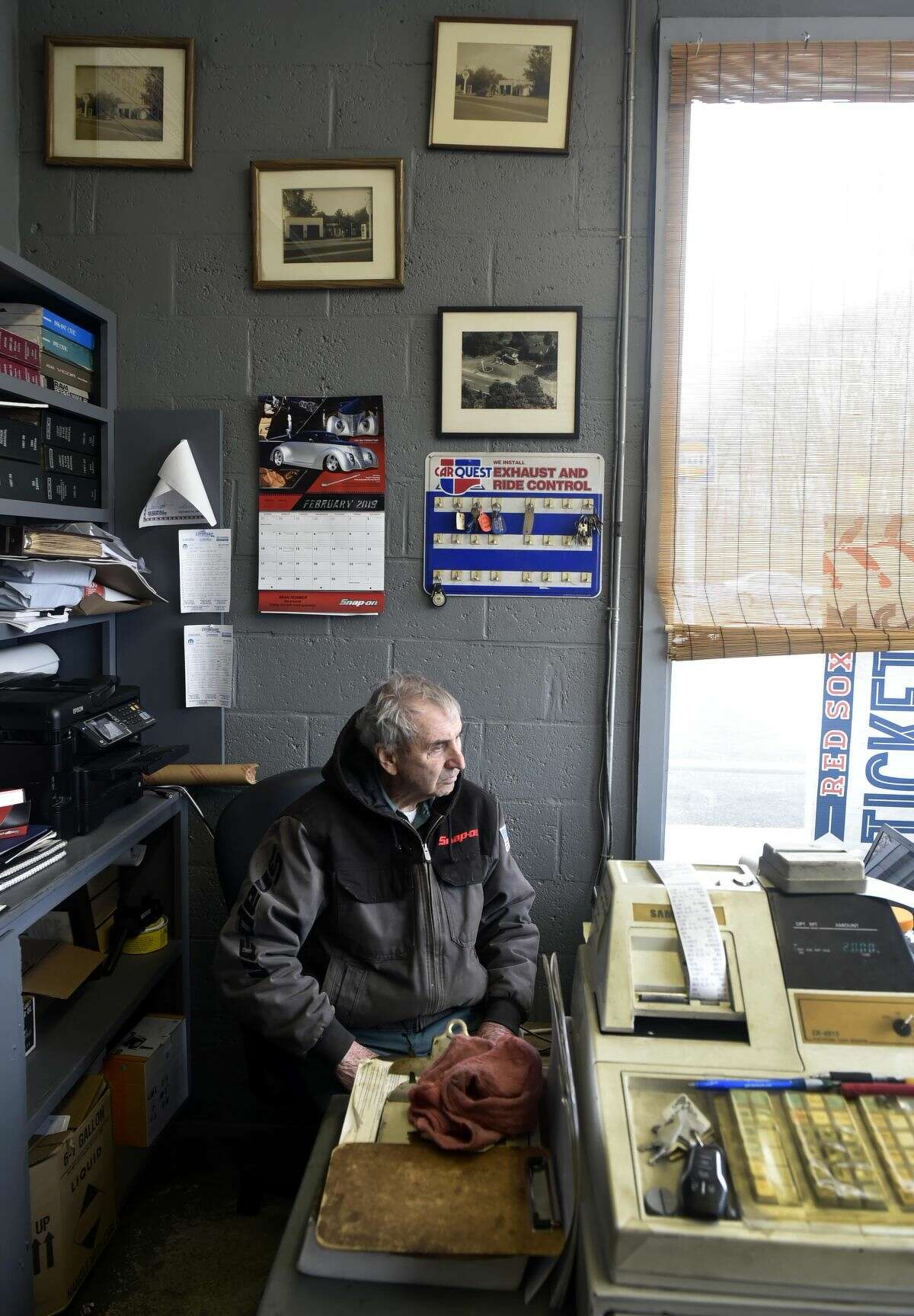 Old Four Corners gas station on Rte. 80 Guilford, harkens back to yesteryear