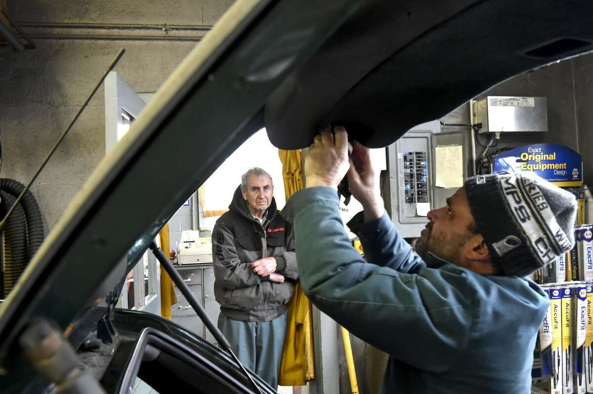 Old Four Corners gas station on Rte. 80 Guilford, harkens back to yesteryear