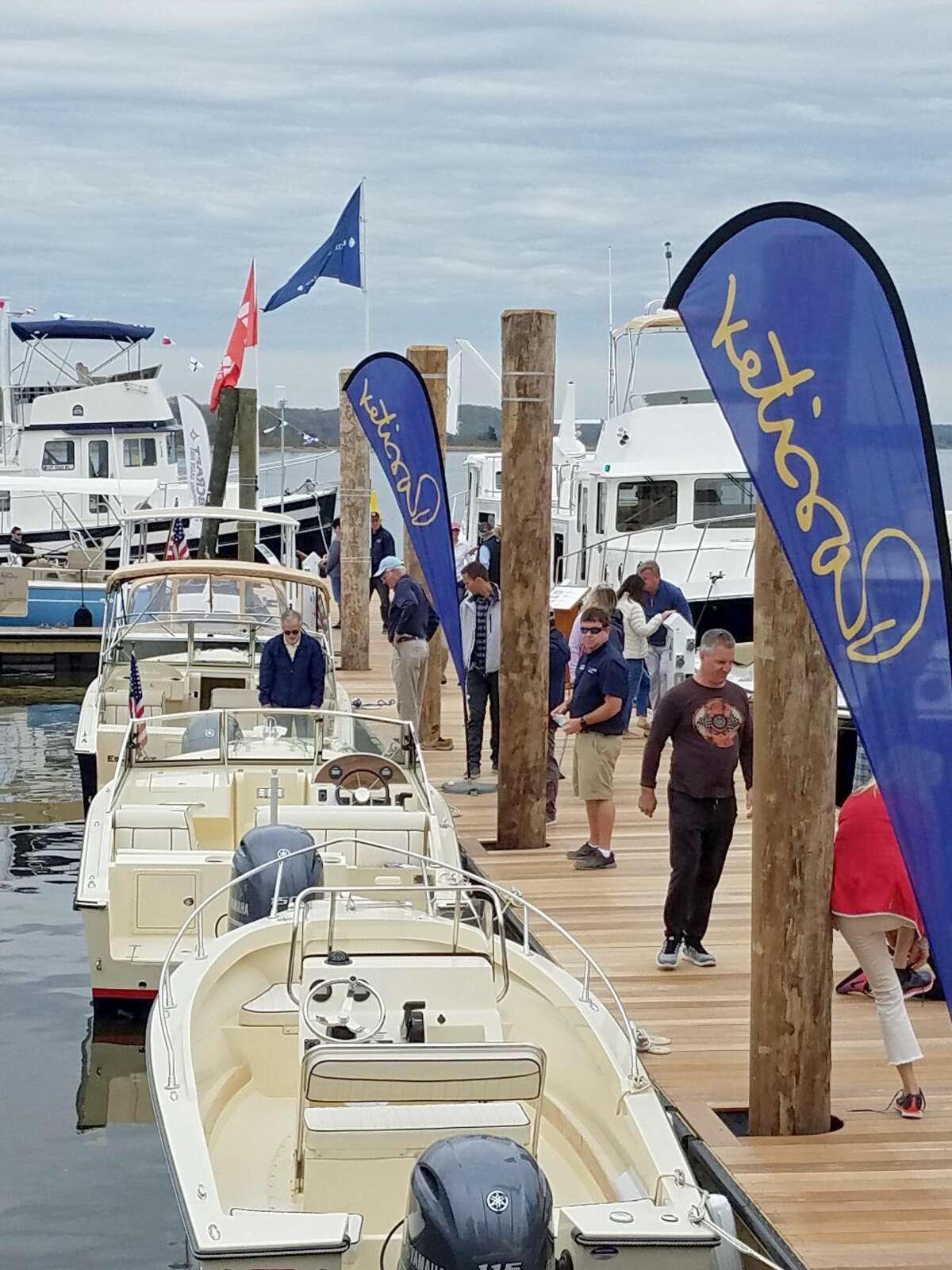 Not too big and not too small is how one visitor described the last year’s boat show in Essex. File photo.