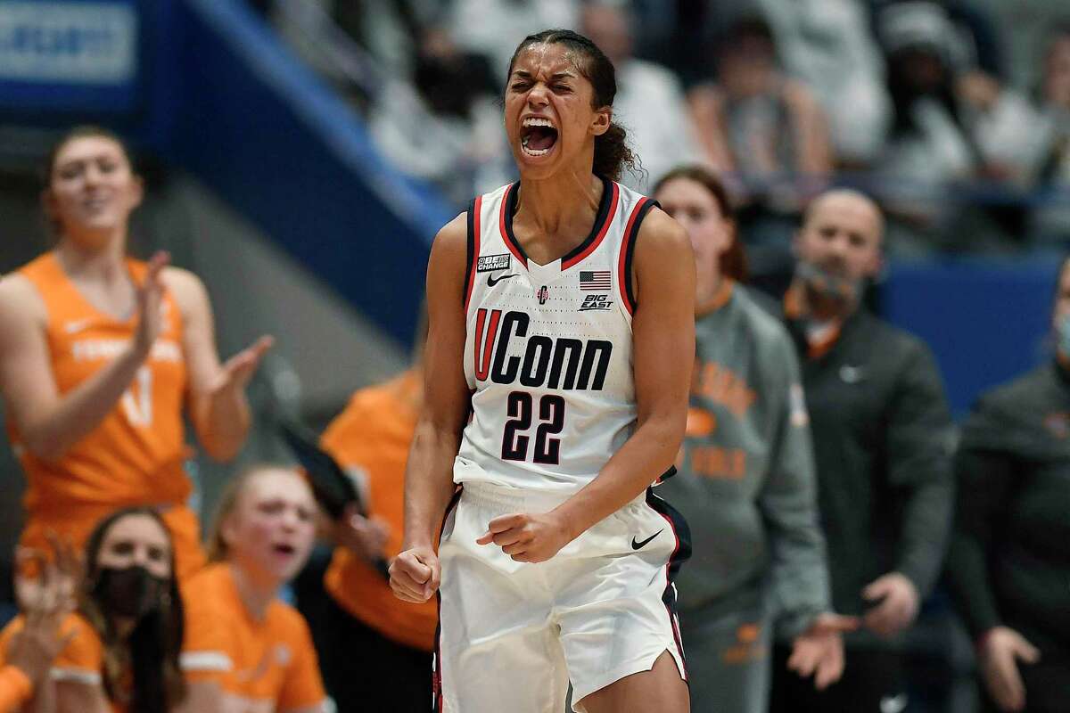 Former UConn guard Evina Westbrook signed with the WNBA’s Minnesota Lynx.