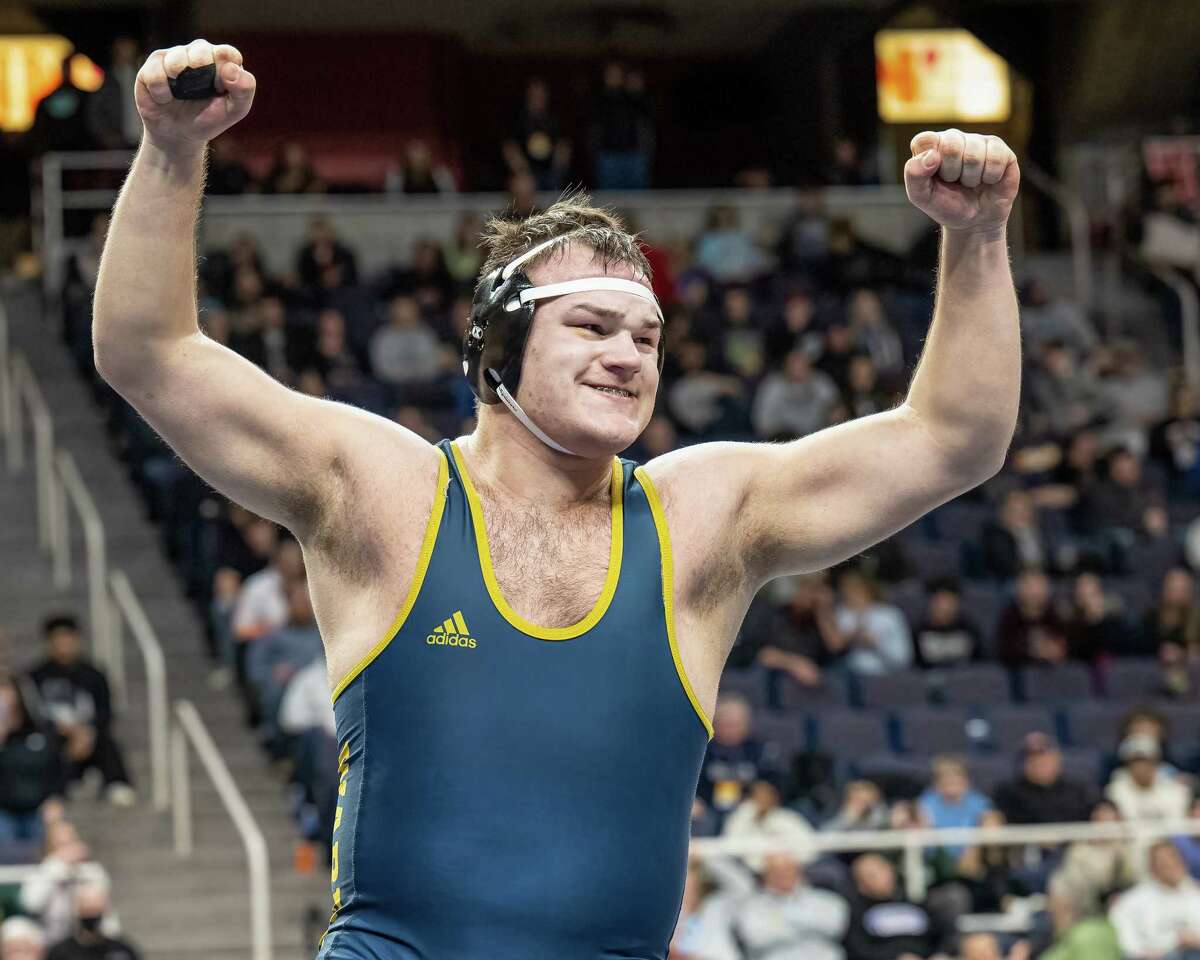 Tristen Hitchcock is a returning state champion for Lake George/Warrensburgh at 285 pounds. He is the No. 1 seed in the weight class for the Section II meet in Division II.