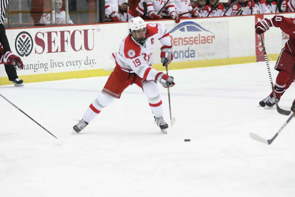 Ture Linden of RPI, who entered the NCAA transfer portal on Thursday, led ECAC hockey with 19 goals this season.