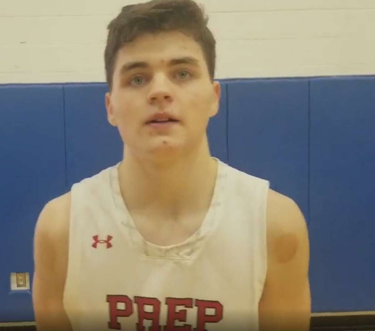 Fairfield Prep's Tommy Scholl scored 23 points in the SCC quaterfinal win over Wilbur Cross.