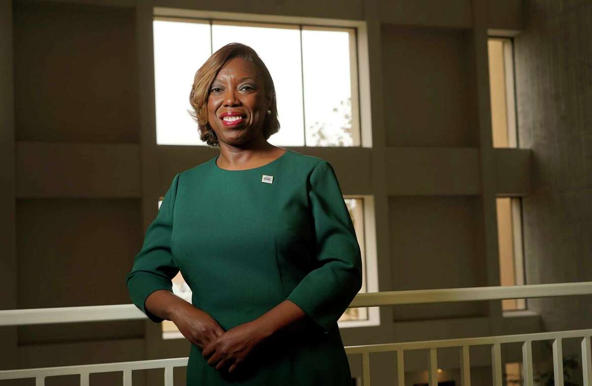 Carol Guess, head of the Houston Black Chamber of Commerce, is shown Wednesday, Feb. 23, 2022, in Houston.