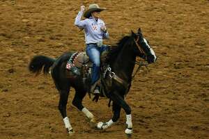 Stephenville cowgirl ropes piece of history