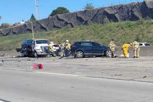 Driver dies in I-80 collision with tow truck