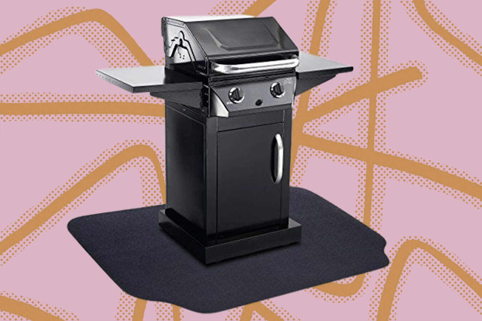 This reliable underthegrill protective mat is your patio’s best friend
