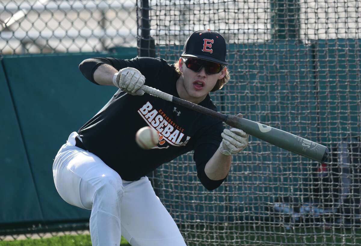 Monday was the first day for spring sports practices, including Edwardsville baseball, across the state. The Tigers conducted their first practice of the season on the junior varsity in sunny conditions and temps hovering in the low 60s.