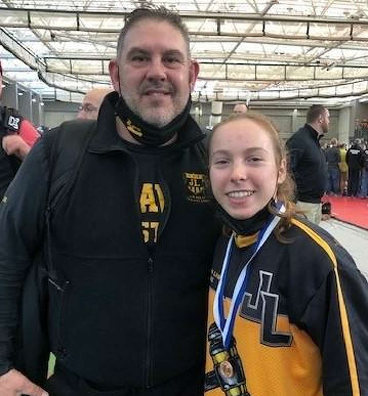 Marissa Wargo wrestled back to earn a fifth-place medal at the CIAC Girls State Championship Tournament.
