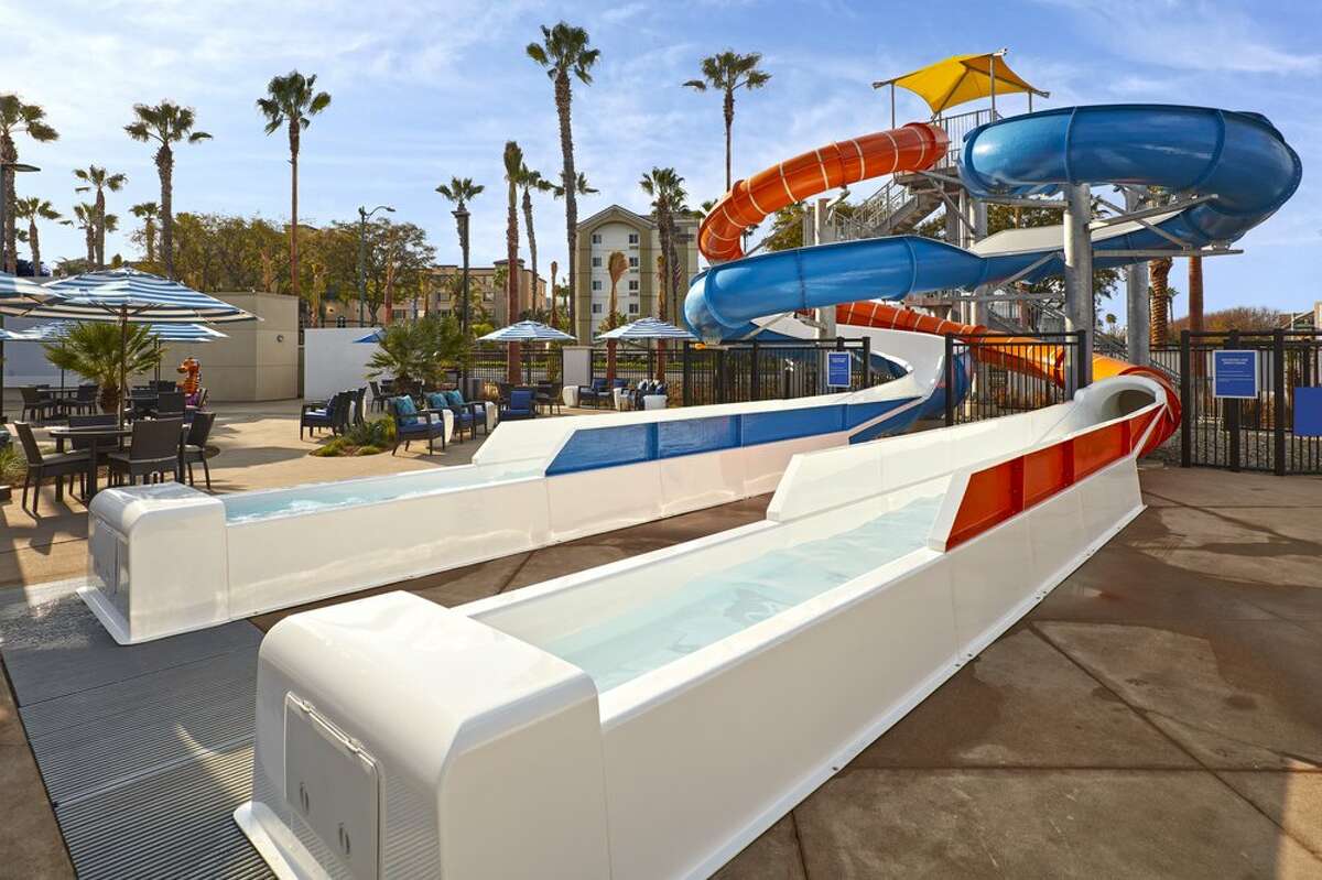 The water park at the Cambria Hotels & Suites Anaheim Resort.