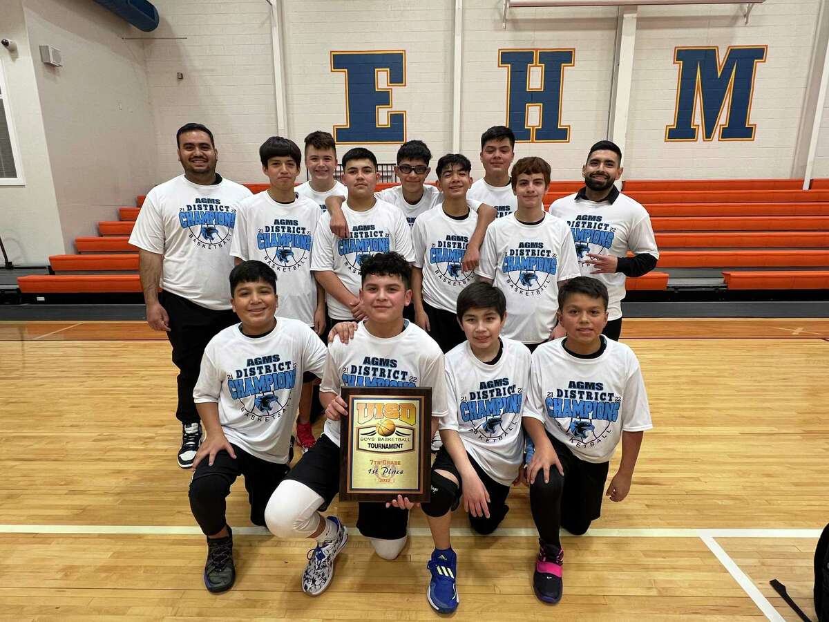 The Antonio Gonzalez Middle School boys’ basketball team won a championship this year.