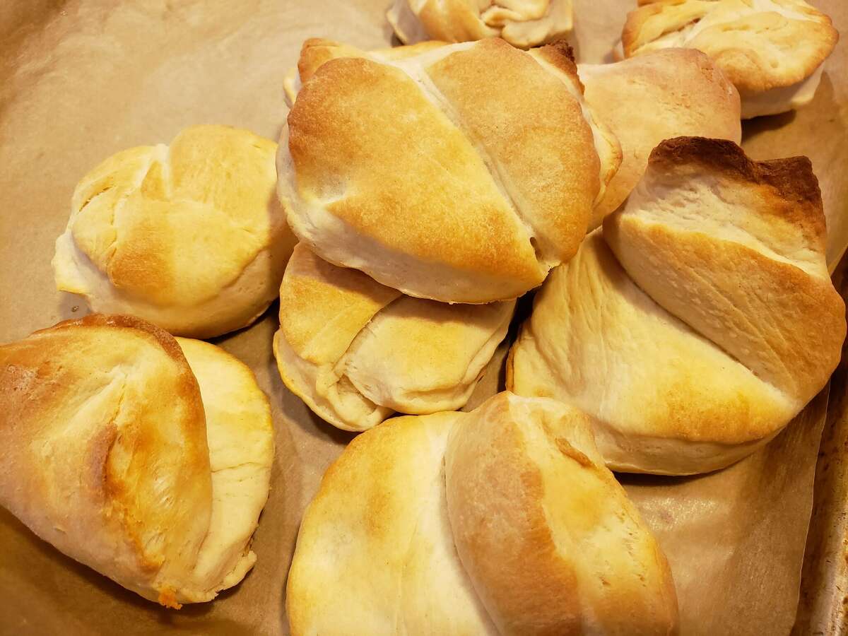 My attempt at Parker House Rolls tasted good but looked nothing like they should.