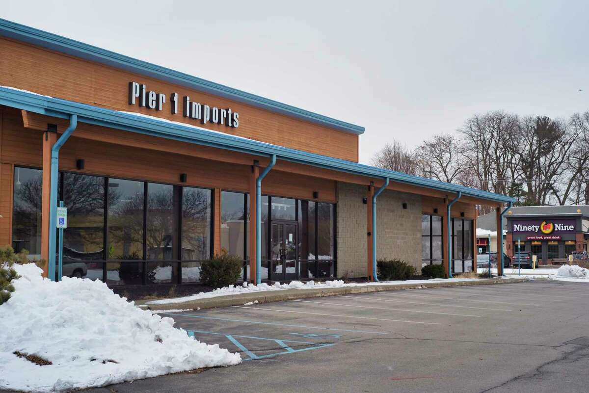 A view of the former Pier 1 Imports store in Clifton Park where Chick-fil-A plans to build a store on the edge of the Clifton Park Center.