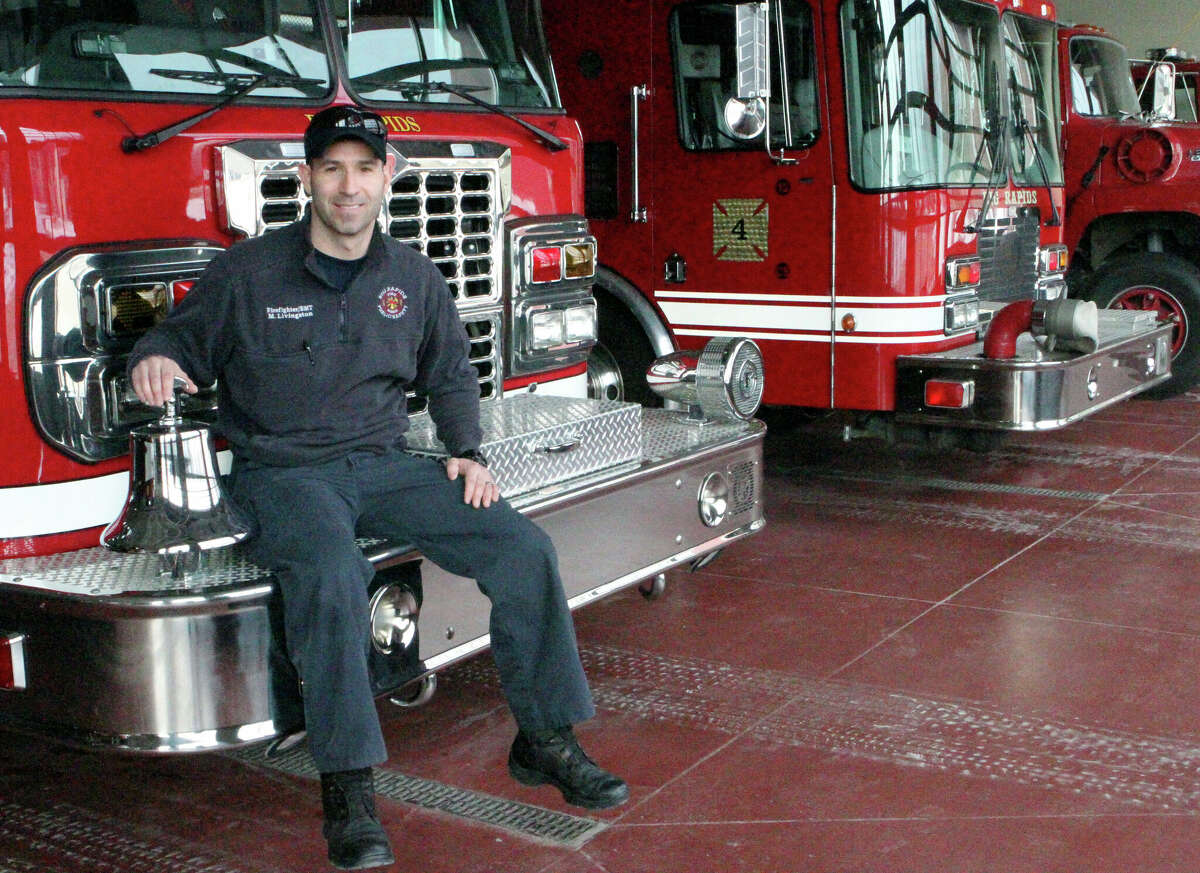 Big Rapids firefighter Michael Livingston offers a look at how he made his way to his current position.