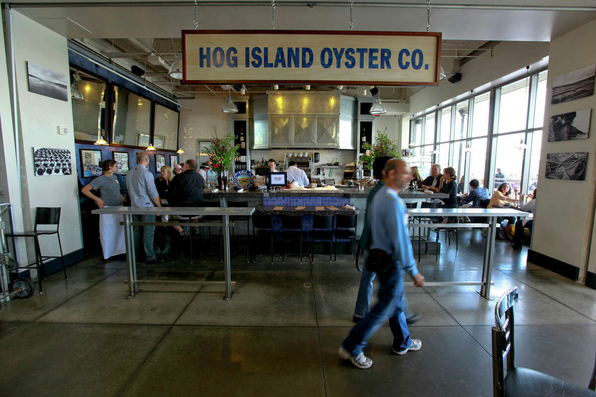 Locația satelitului Ferry Building de la Hog Island Oyster Co. în 2009. 