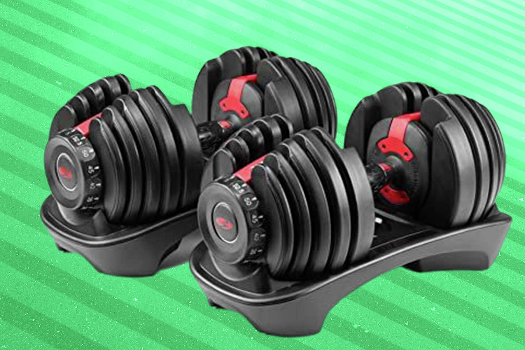 New Bowflex SelectTech 552 Adjustable Dumbbells Set Of 2 Dumbbell Weights Pair New Bowflex SelectTech 552 Adjustable Dumbbells Set Of 2 Dumbbell Weights Pair