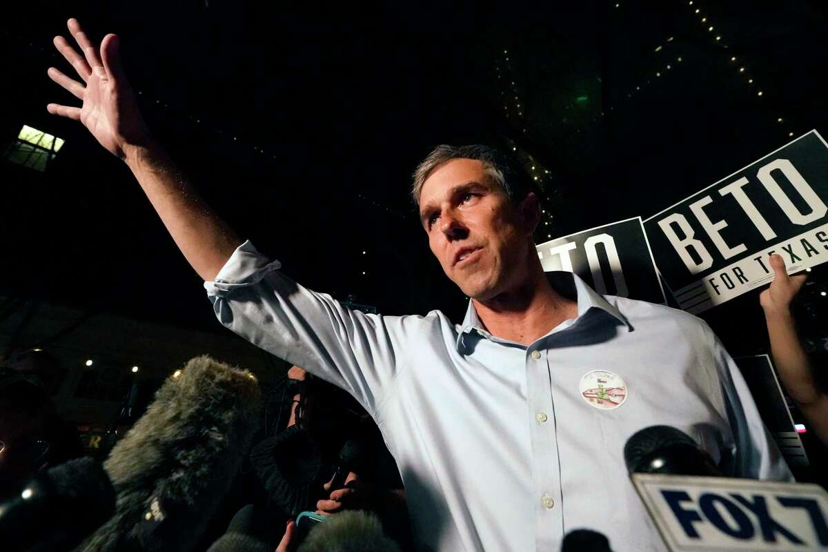 Texas Democrat gubernatorial candidate Beto O'Rourke speaks at a primary election gathering in Fort Worth, Texas, Tuesday, March 1, 2022. (AP Photo/LM Otero)