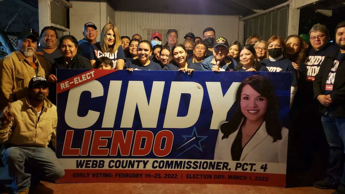 Webb County Precinct 4 Commissioner Cindy Liendo waited for early voting results at her home surrounded by loved ones and supporters. Liendo and her challenger, Ricky Jaime, are set to face in the runoff.
