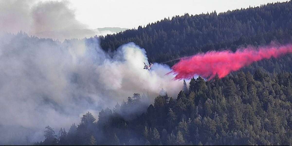 The 7 to 10 acre-blaze was burning above Monte Rio in the North Bay county and was moving at a slow rate of spread, officials with Cal Fire’s Sonoma-Lake-Napa Unit said shortly after 5 p.m.