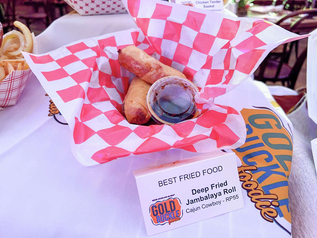 The deep fried jambalaya roll from Cajun Cowboy won best fried food.
