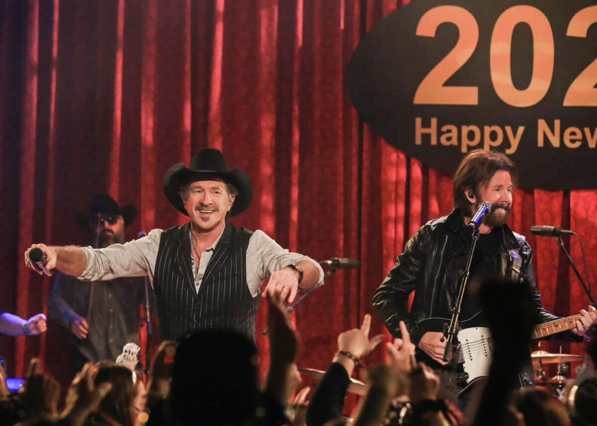 Brooks & Dunn perform during the CBS special New Years Eve Live. (Photo by Brent Harrington/CBS via Getty Images)