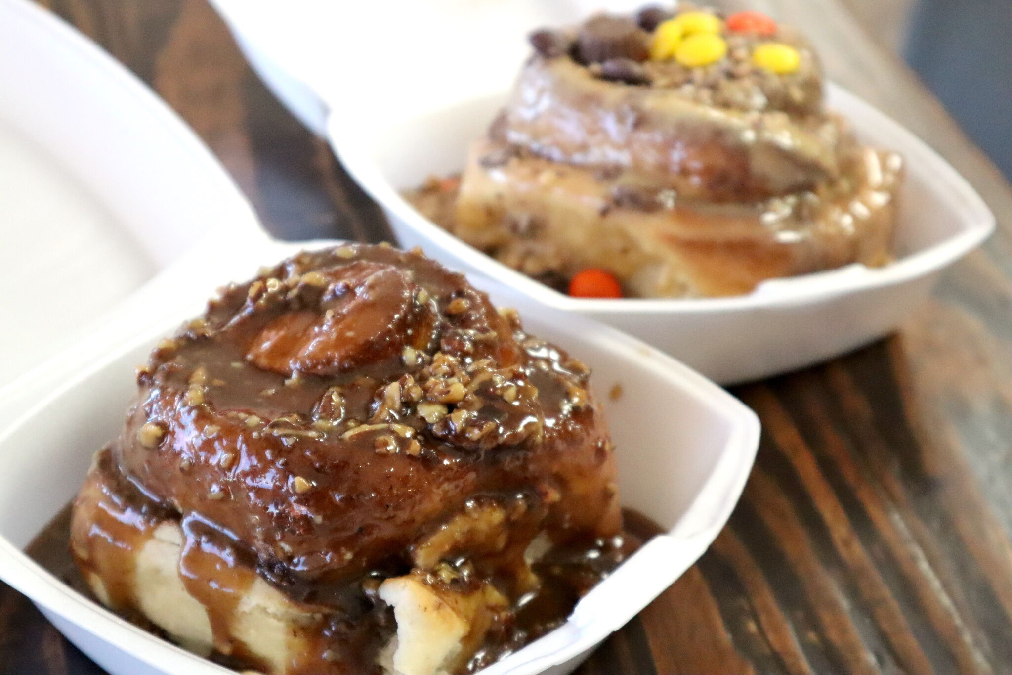 Buildyourown sticky bun shop now open in San Antonio