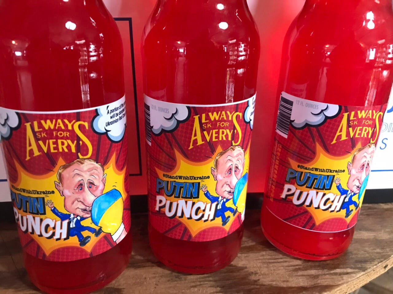 Avery's soda company in CT creates ‘Putin Punch’ to support Ukraine