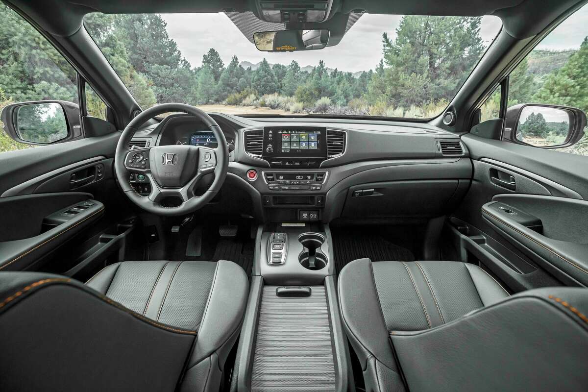 There is room for up to five in the 2022 Honda Passport TrailSport midsize crossover.