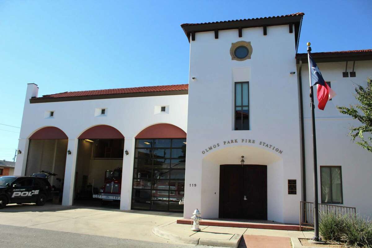 The Olmos Park Fire Station on Oct. 28, 2021.