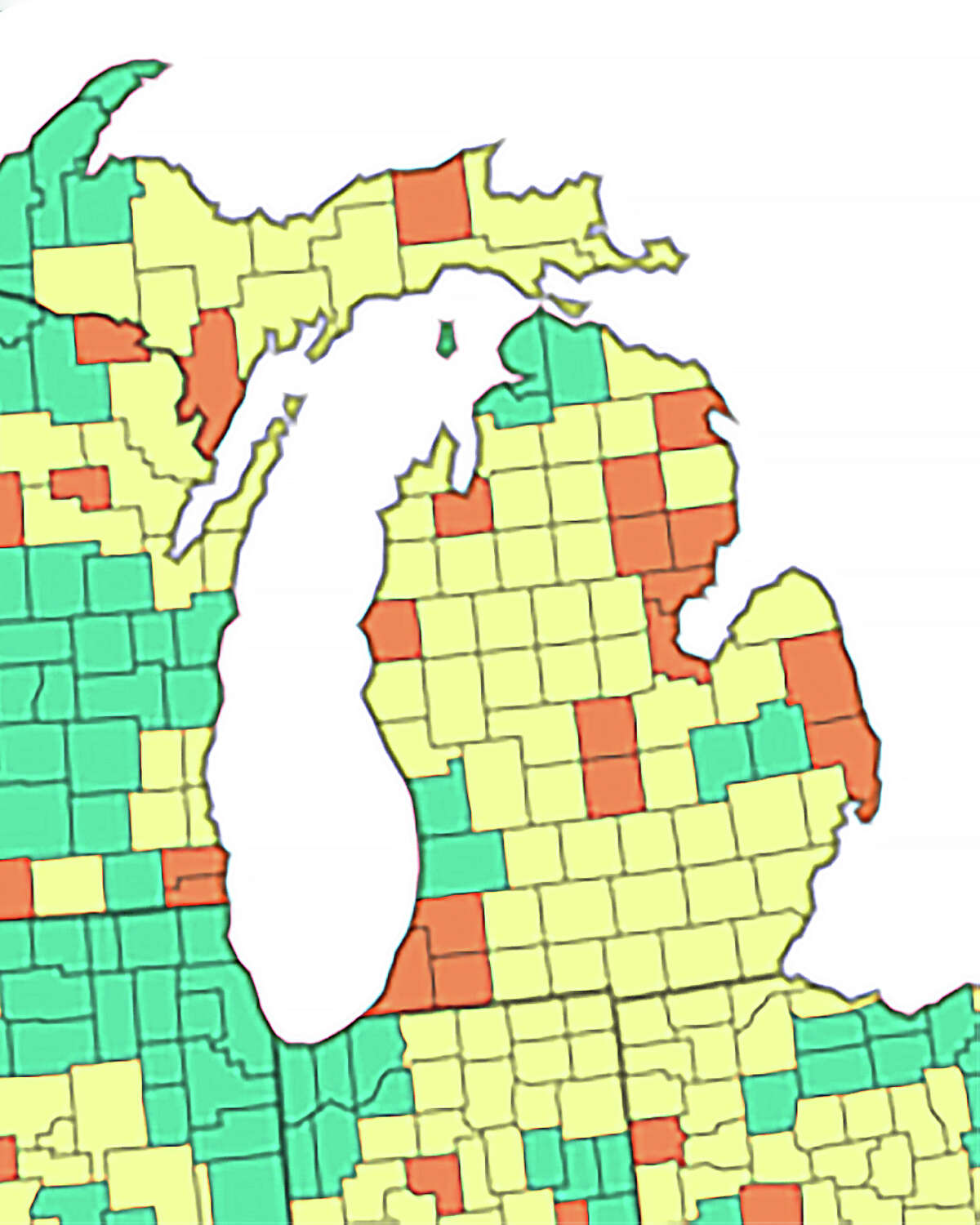 Mecosta, Osceola, and Lake counties are in the medium level for community transmission, per CDC's new calculation methods. Recommendations for this level include: 1. If you are at high risk for severe illness, talk to your healthcare provider about whether you need to wear a mask and take other precautions 2. Stay up to date with COVID-19 vaccines 3. Get tested if you have symptoms