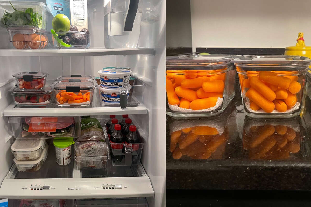 I was finally able to achieve that organized fridge aesthetic I've craved.