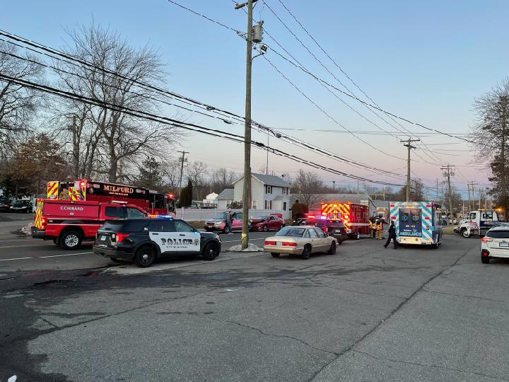 Crash shuts down New Haven Avenue in Milford