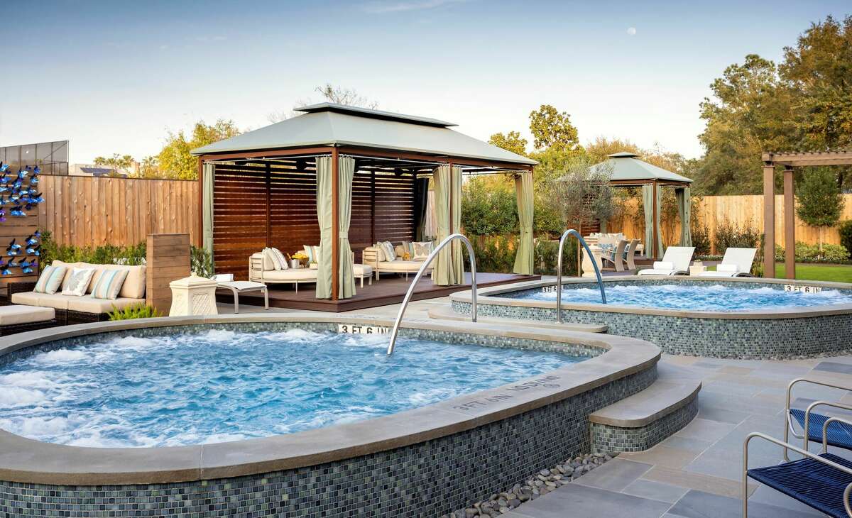 The Soaking Pools & Garden is an outdoor oasis at the Houstonian Hotel, Club & Spa.