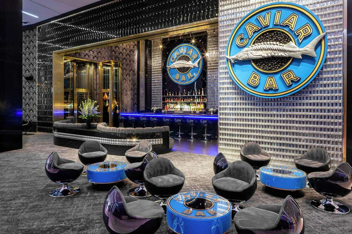 The new Caviar Bar from Michelin-star chef Shaun Hergatt at Resorts World Las Vegas.